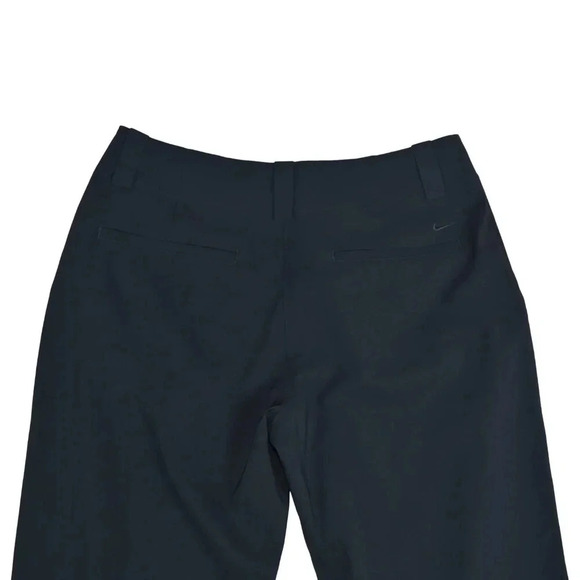 NIKE || Dri-fit Women’s Golf Pants Black Trousers Preppy Country Club Sz 2 - Picture 4 of 8